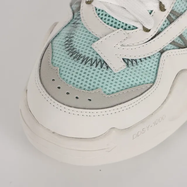 Off-White DDSY-1000 Tênis Chunky Branco Mint Azul 5