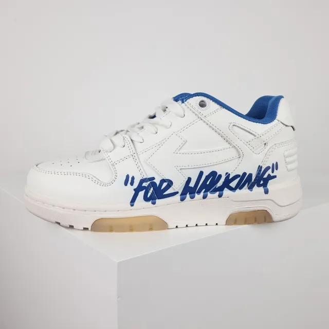 Off-White For Walking White and Blue Lifestyle Sneakers 9