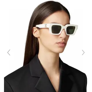 Off-White Rectangular Oversized Off-White Sunglasses