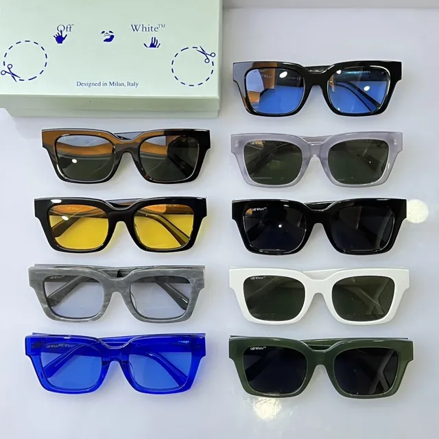 Off-White Rectangular Oversized Off-White Sunglasses 2