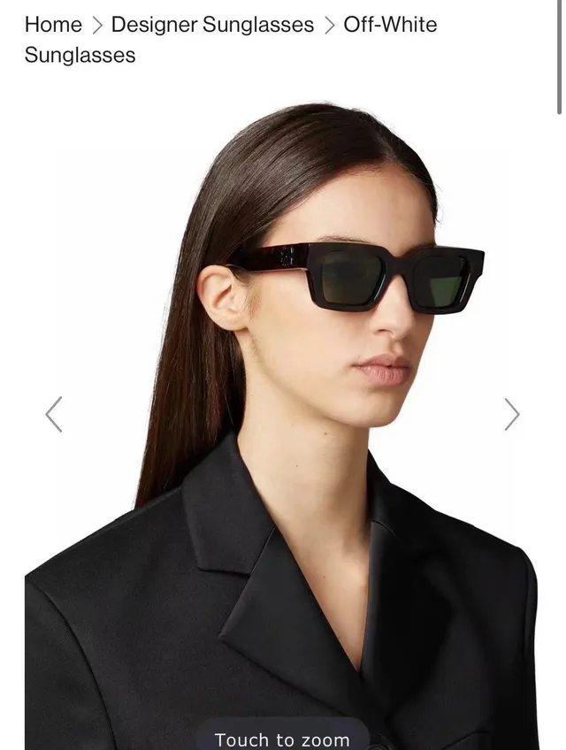 Off-White Rectangular Oversized Off-White Sunglasses 8