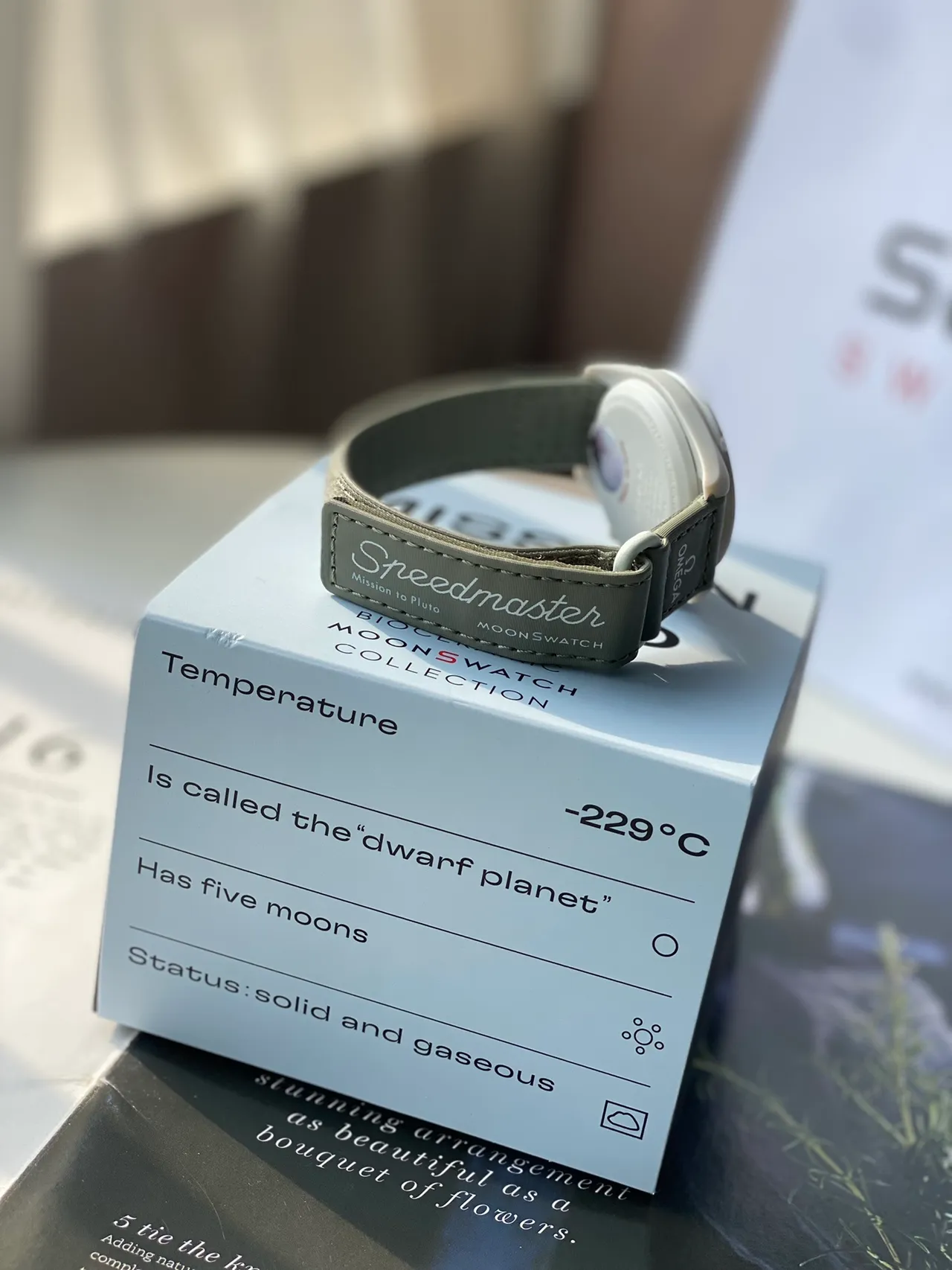 Omega Speedmaster MoonSwatch Mission to Mars ساعة بيوسيراميك ميكانيكية 3