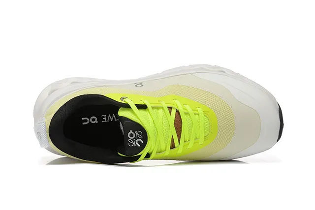 On Beige Amarillo Cloudtec Mediasuela Hexagonal Pod Suela Zapatillas de correr 3