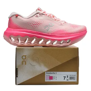 On Cloudsurfer 3 Pink Red Running Shoes