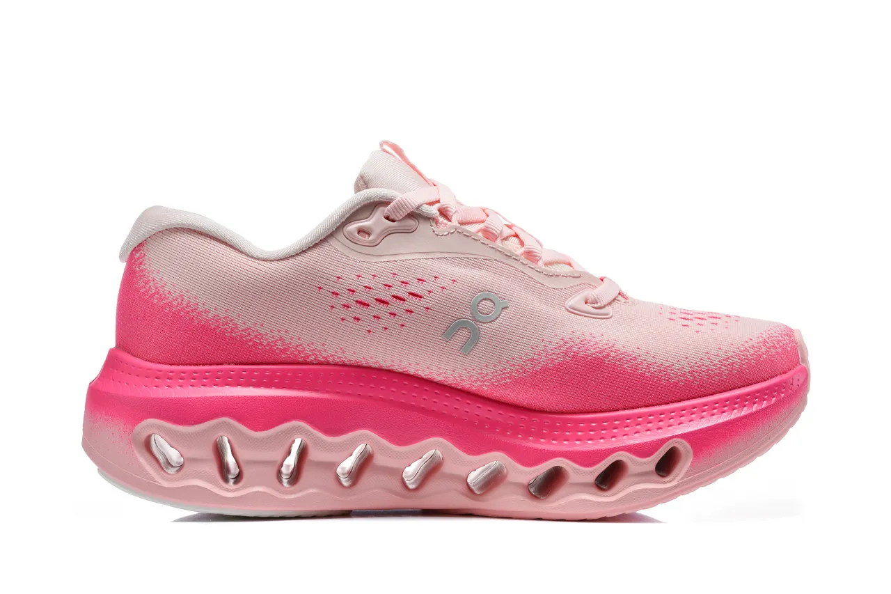 On Cloudsurfer 3 Pink Red حذاء جري 3