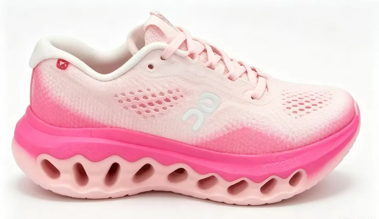 On Cloudsurfer 3 Pink Red حذاء جري 6