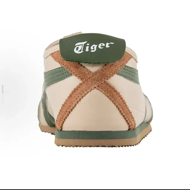 Onitsuka Tiger Mexico 66 বেইজ সবুজ বাদামী লাইফস্টাইল স্নিকার 2