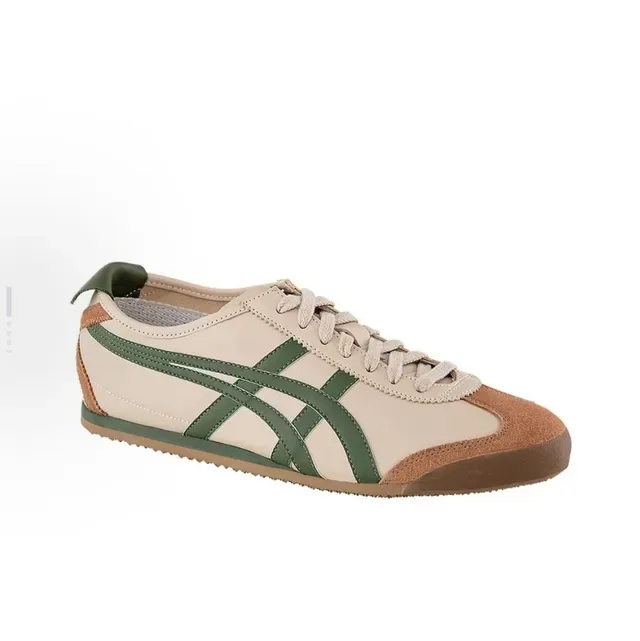 Onitsuka Tiger Mexico 66 বেইজ সবুজ বাদামী লাইফস্টাইল স্নিকার 3