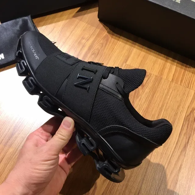 Philipp Plein Project XXZ tênis estilo de vida todo preto 4