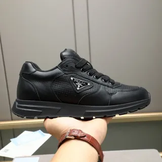 Prada Cloudbust Black Leather Lifestyle Sneakers