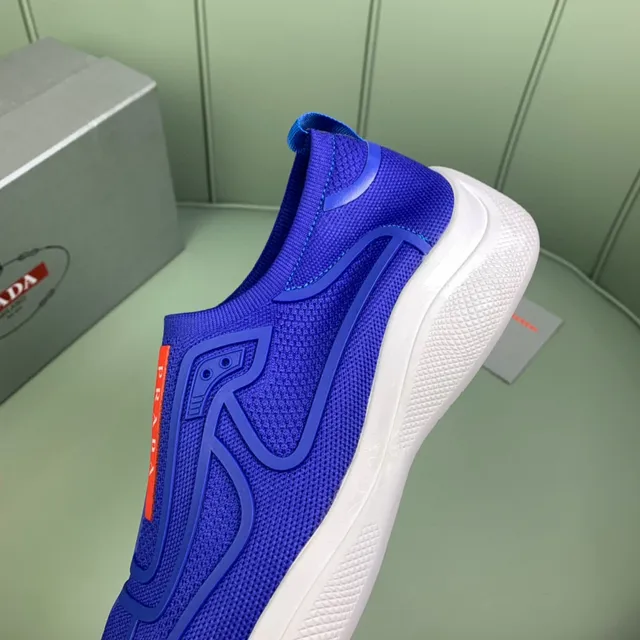 Prada Cloudbust azul real zapatillas slip-on lifestyle 2