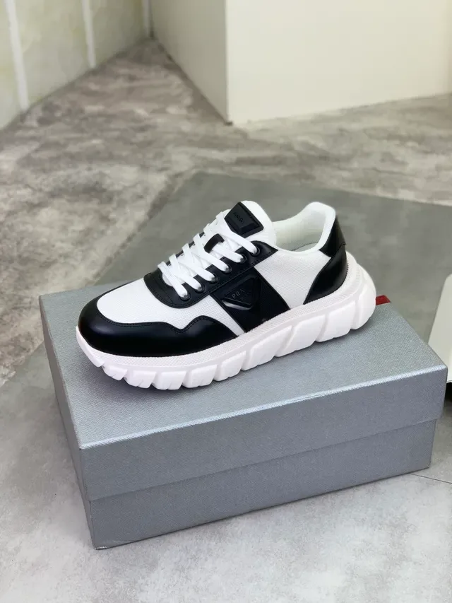 Prada Cloudbust White and Black Lifestyle Sneakers 4