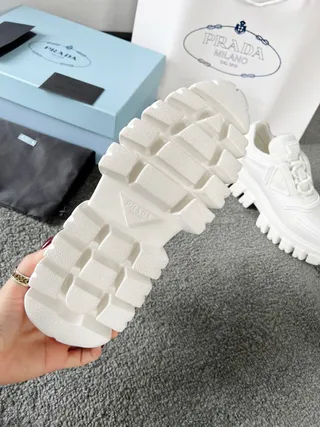 Prada Cloudbust White Chunky Sneakers 3
