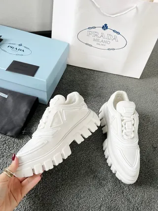 Prada Cloudbust White Chunky Sneakers 7