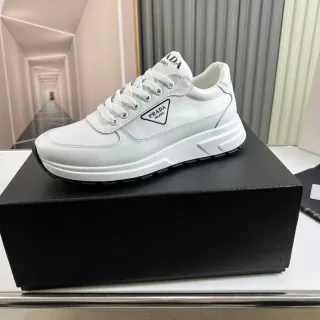 Prada Cloudbust White Leather Chunky Sneakers