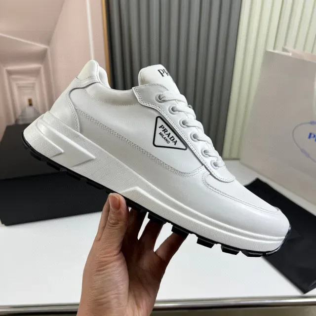 Prada Cloudbust White Leather Chunky Sneakers 5