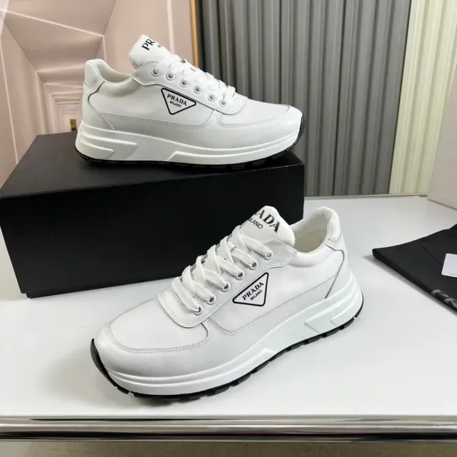 Prada Cloudbust White Leather Chunky Sneakers 7