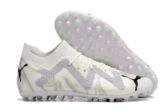 Puma Future Essence বুননযুক্ত বহুরঙী কৃত্রিম ঘাস ফুটবল জুতা 8