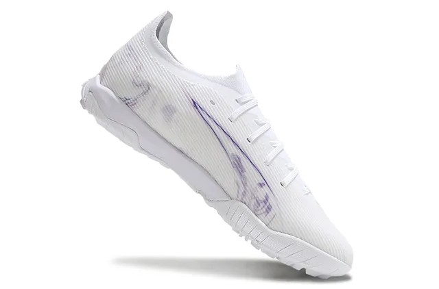 Puma Future Z Blanc Violet Supérieur synthétique côtelé Iridescent Formstrip Pelouse artificielle Chaussures de football 2