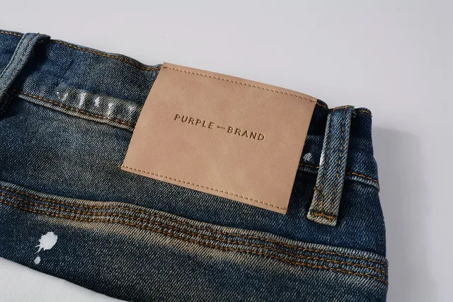 Purple Brand 破损油漆溅洒褪色牛仔裤 4