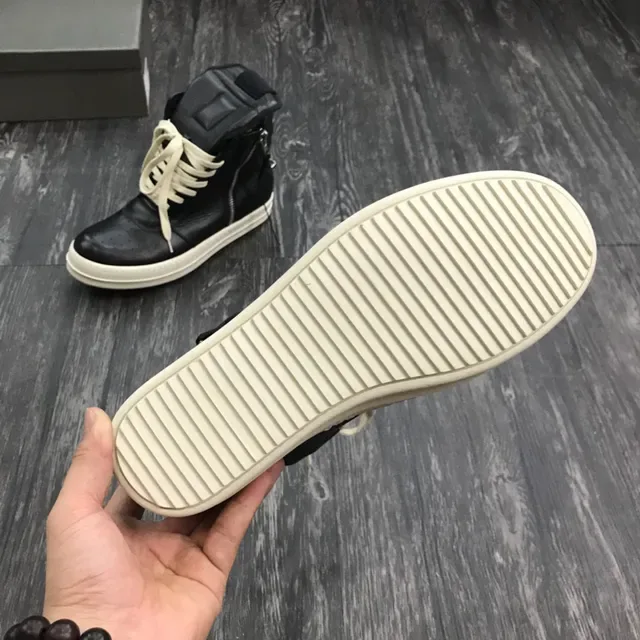 Rick Owens DRKSHDW Geobasket Noir et Off-White sneakers lifestyle 2