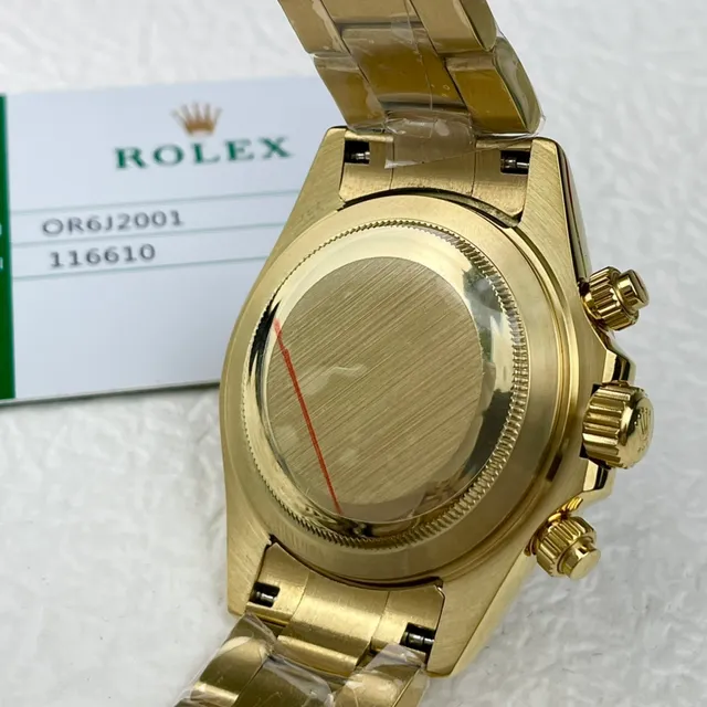 Rolex Cosmograph Daytona सोने का मेटियोराइट डायल मैकेनिकल वॉच 5