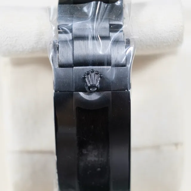 Rolex Explorer Oyster Perpetual esfera azul caixa preta relógio mecânico 4