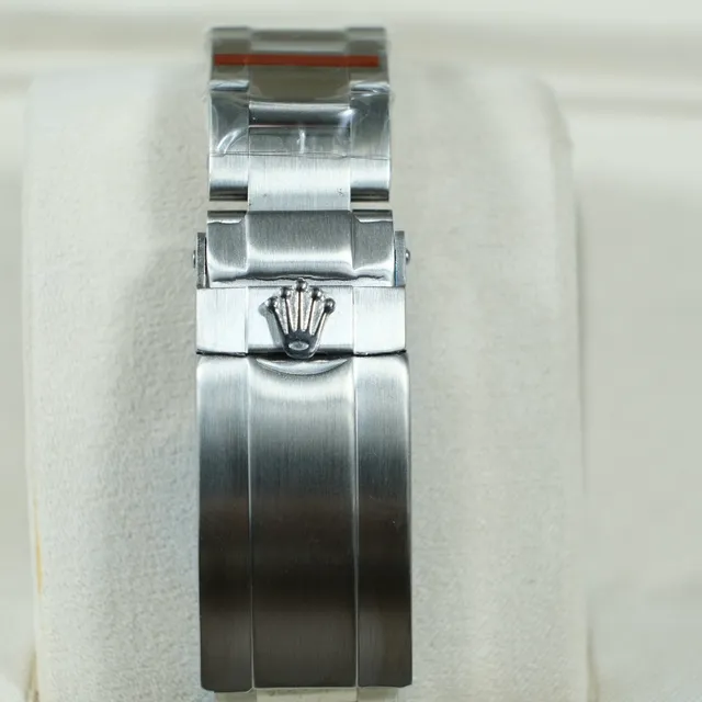 Rolex Argent Rose Acier Inoxydable Oyster Case Lunette Rotative Unidirectionnelle Montre Mécanique 6