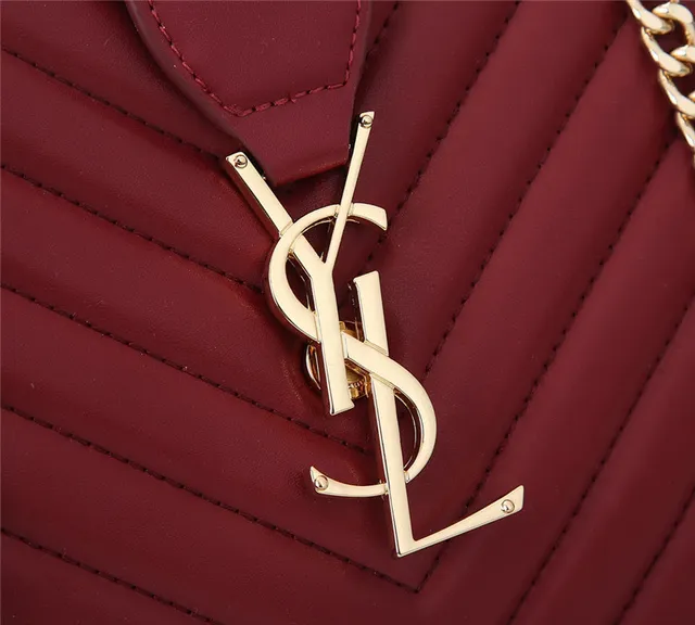 Saint Laurent Loulou কালো চেভ্রন-কুইল্টেড চেইন টোট ব্যাগ 16