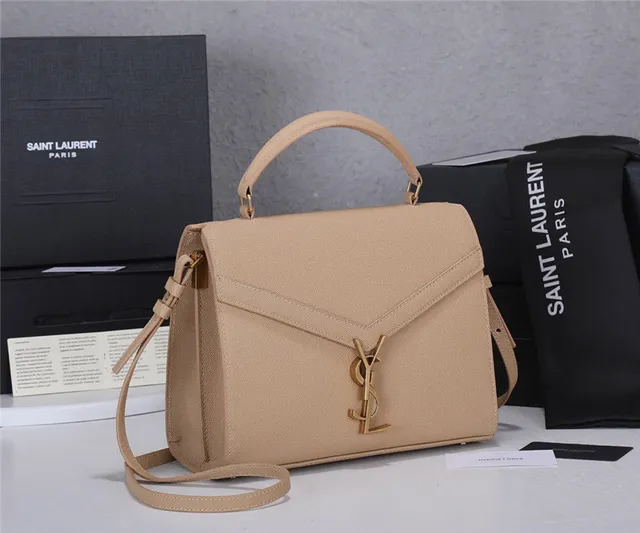 Saint Laurent Loulou 黑色纹理皮革手柄托特包 9