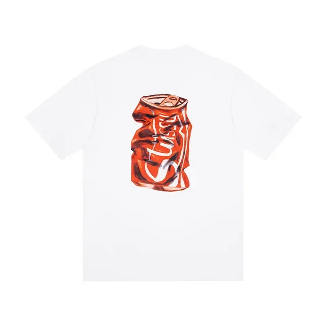 Camiseta gráfica Stussy lata amassada 4