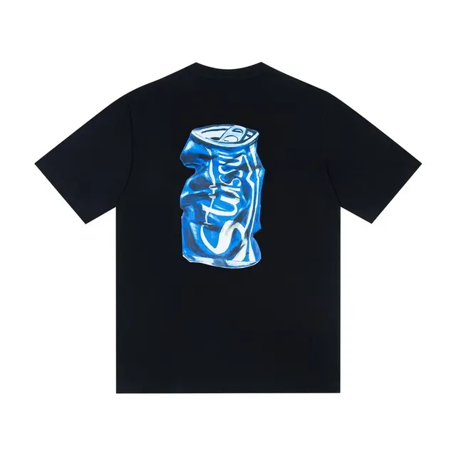 Camiseta gráfica Stussy lata amassada 5