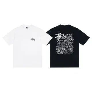 Stussy Stock Logo ग्राफिक टी-शर्ट