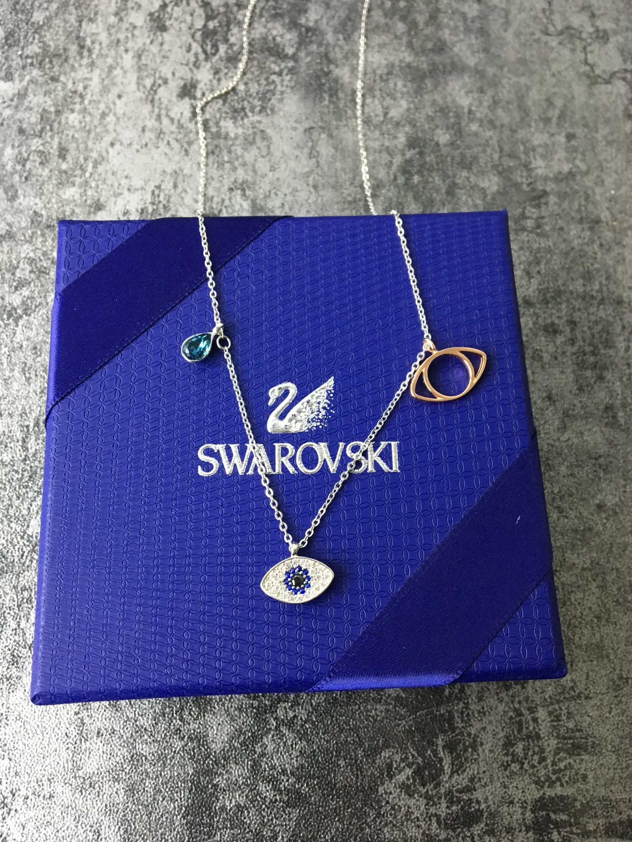 Swarovski Evil Eye Pavé Crystal Necklace 4