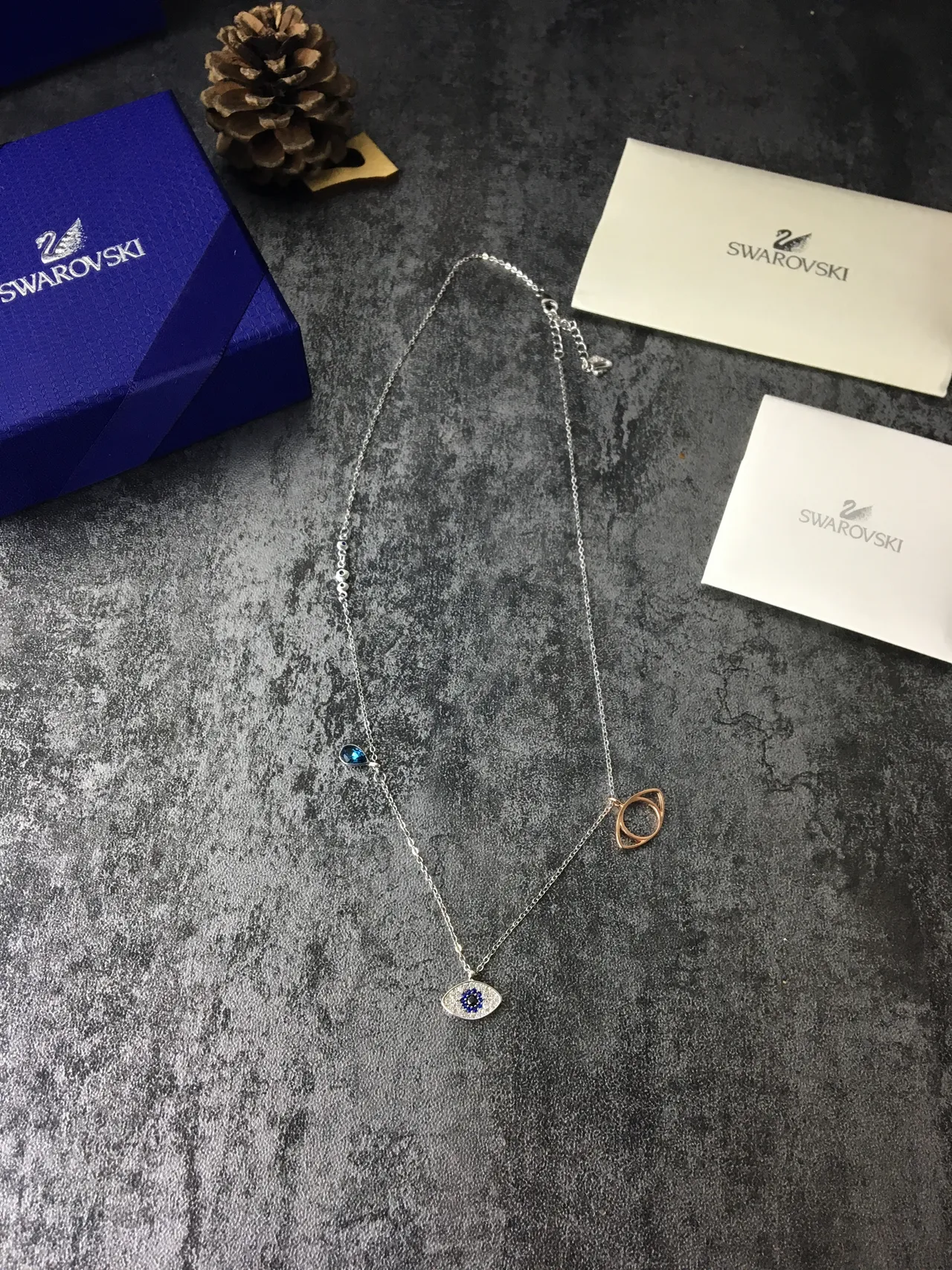 Swarovski Evil Eye Pavé Crystal Necklace 6