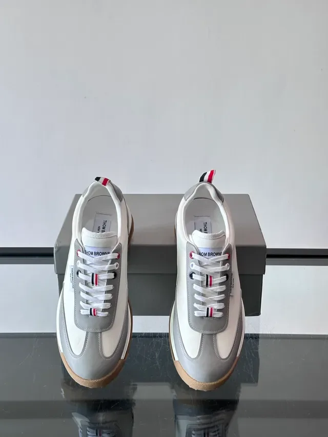 Thom Browne Air Runner White Gray Gum Lifestyle Sneakers 4