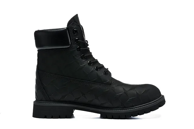 Timberland Premium 6-Inch Quilted Black Work Boots 14