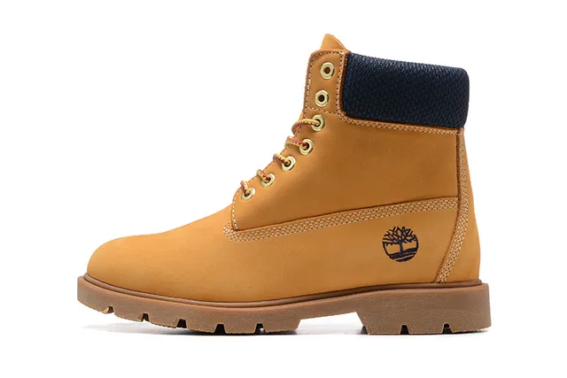 Timberland de alta calidad 6-Inch Bota de trabajo Wheat and Navy 4