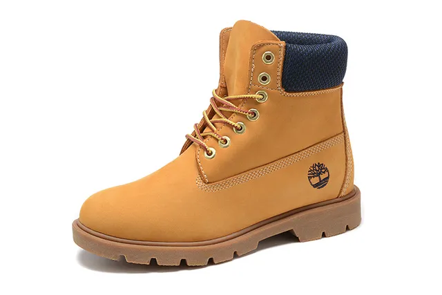 Timberland de alta calidad 6-Inch Bota de trabajo Wheat and Navy 5