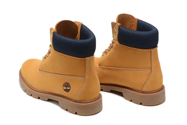 Timberland de alta calidad 6-Inch Bota de trabajo Wheat and Navy 7