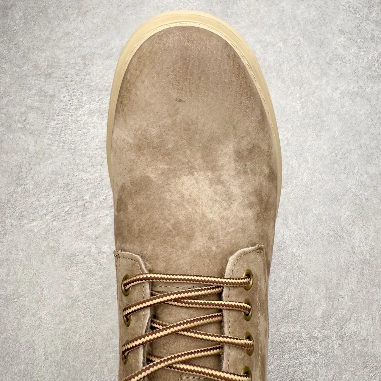 UGG Beige Brown Suede Upper Leather Collar Work Boots 7