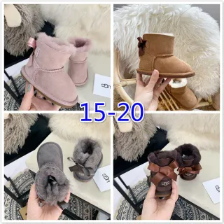 UGG Classic Mini Pink Suede Shearling Snow Boots