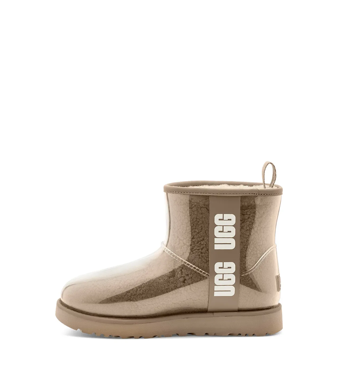 حذاء ثلجي UGG Classic Mini بيج شفاف شيرلينج 10