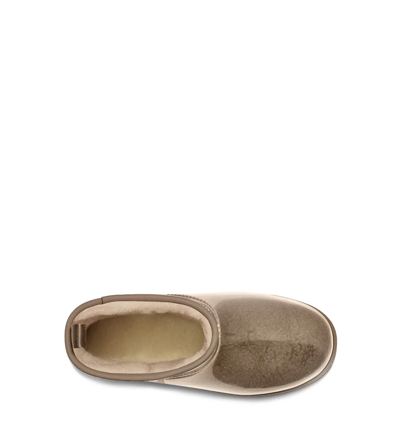 حذاء ثلجي UGG Classic Mini بيج شفاف شيرلينج 12