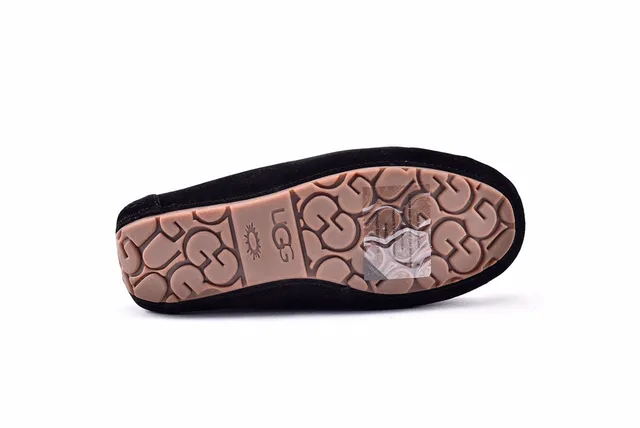 UGG Dakota Mocasines Negros de Ante Forrados con Piel de Cordero 13