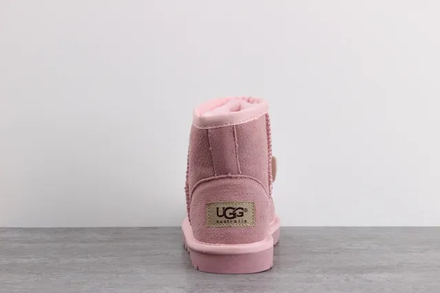 UGG Kids Rabbit Face Pink Snow Boots 5