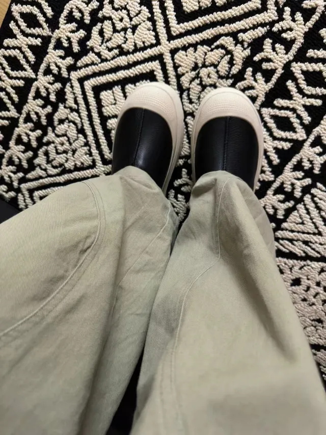 UGG Tasman Black Beige Slip-On Platform Casual Shoes 8