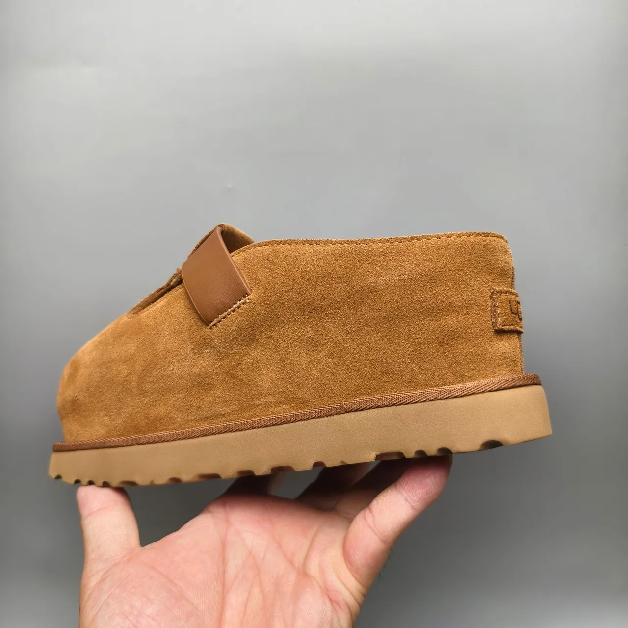 UGG Tasman Brown Suede Upper T-Strap Buckle Mary Jane Shoes 4