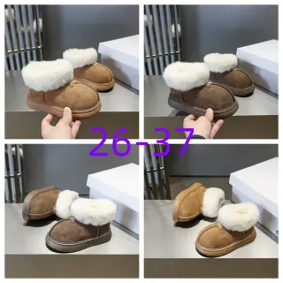 UGG Tasman 棕白麂皮鞋面羊毛圈雪靴