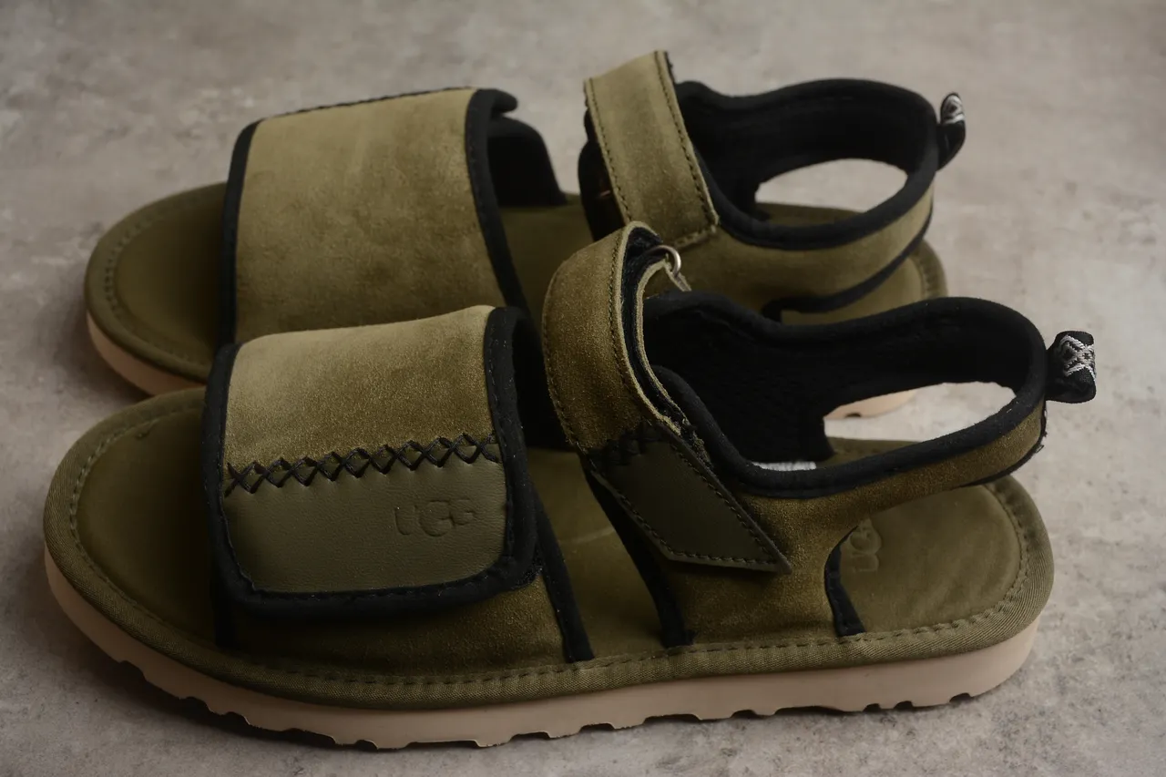 UGG Tasman Olive Green Casual Sandals 8